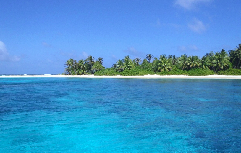Маршалловы острова, атолл в океане, коралловый риф, красиво