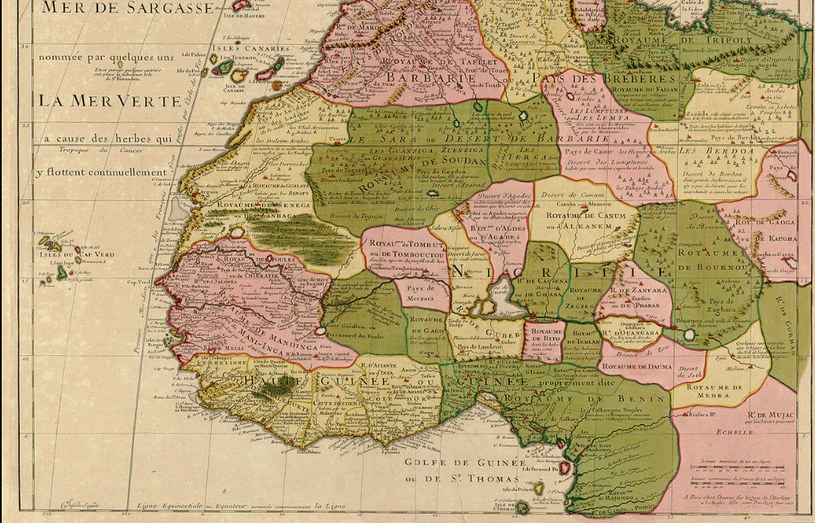Земля Святого Брендана на средневековой карте