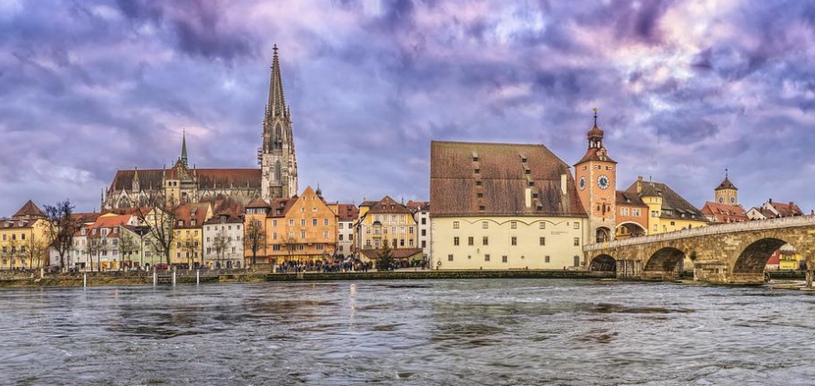 Река Дунай, замок, архитектура