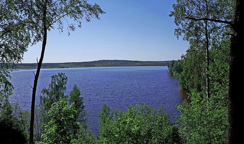 Озеро Кавголовское в Ленинградской области