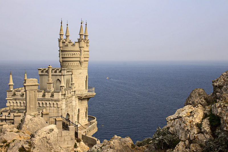 Черное море, Крым, Ласточкино гнездо, красивый вид