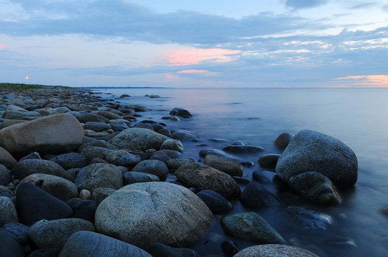 Белое море, Россия, камни, берег